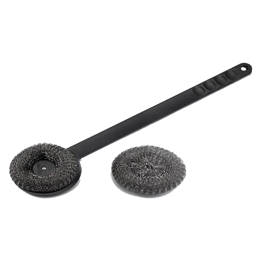 OMPAGRILL SPAZZOLA PER GRIGLIE CON SPUGNA ACCIAIO cm. 45