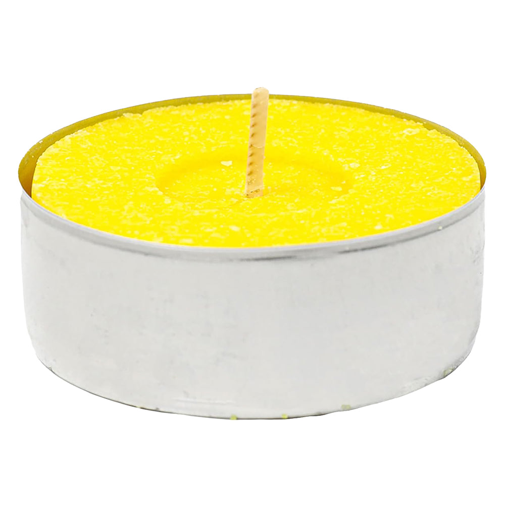 CANDELA CON CITRONELLA 'TEALIGHT' blister da 10 pezzi - d.3,6 x H.1,7 cm