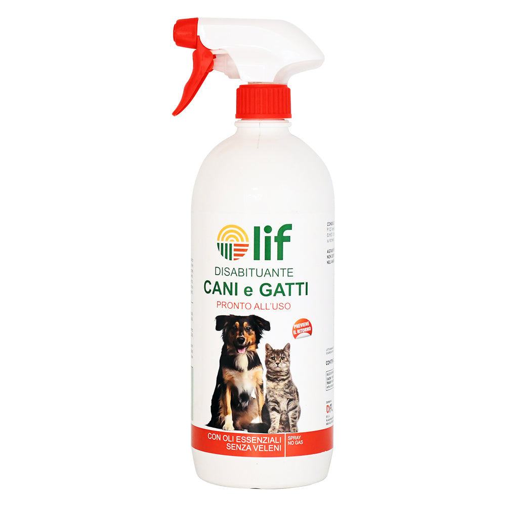 LIF DISABITUANTE SPRAY PER CANI E GATTI Ml. 1000