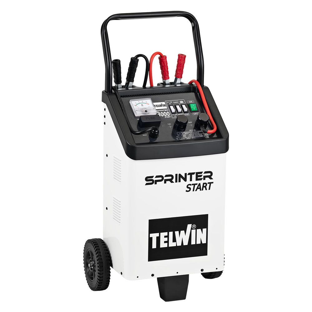TELWIN CARICABATTERIA 'SPRINTER 3000 START' 12/24 V - 230 V - 300 A max
