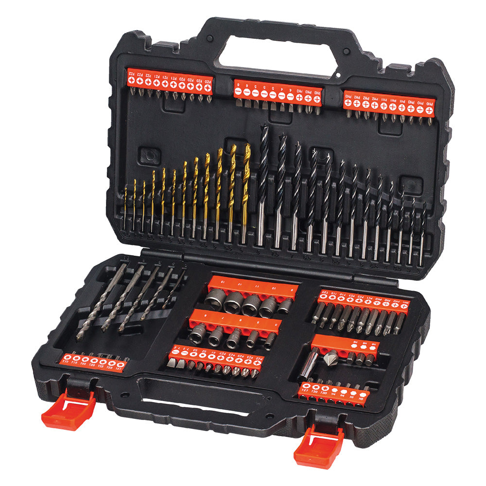 BLACK DECKER INSERTI E PUNTE IN SET 'A7200-XJ' 109 pezzi