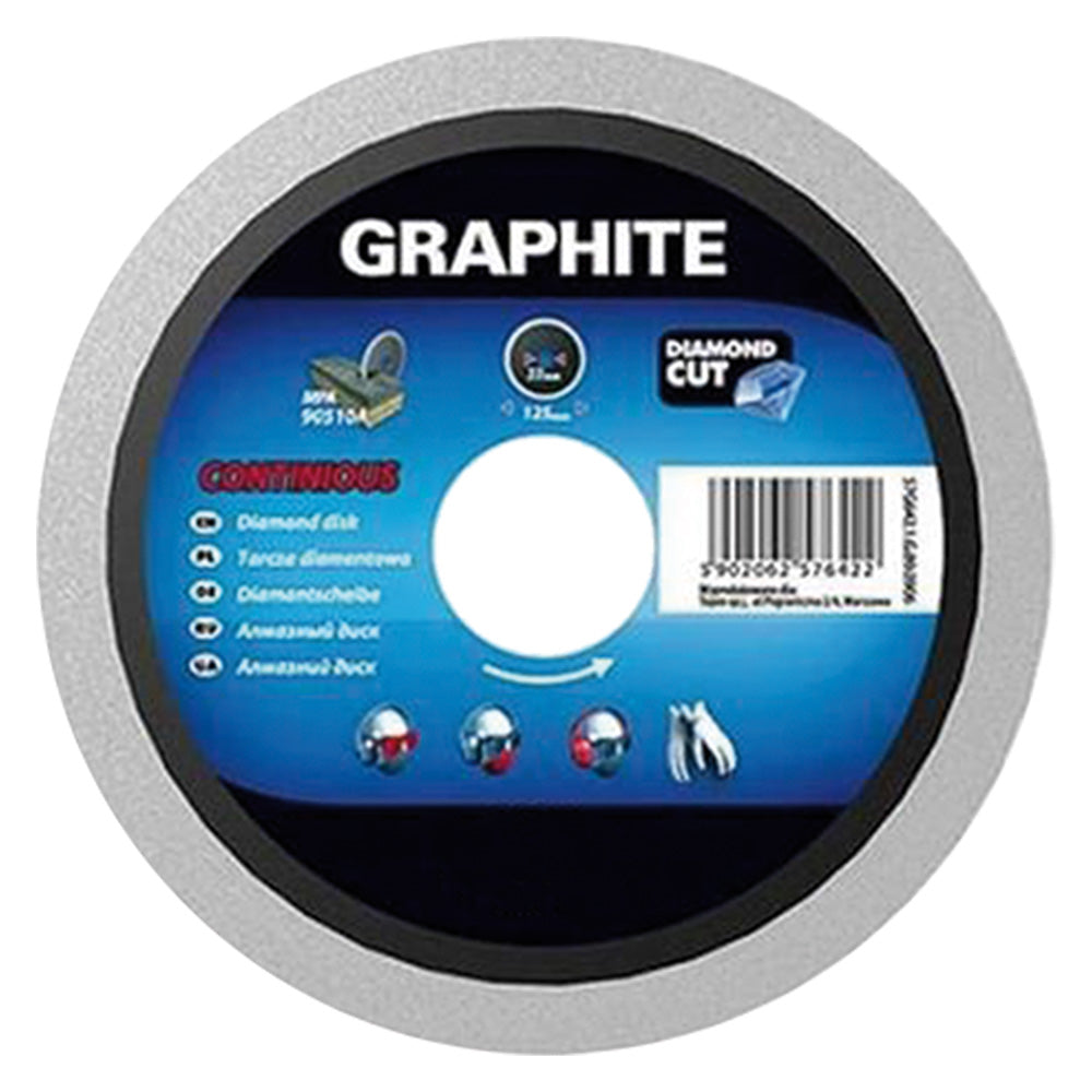 GRAPHITE DISCO DIAMANTATO ø 180 mm - foro 22 mm