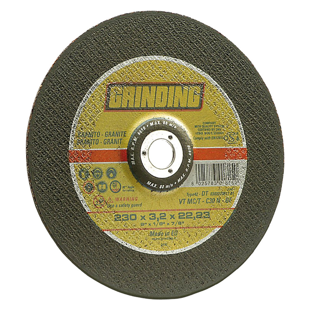 GRINDING MOLA ABRASIVA PER GRANITO ø 230 x 3,2