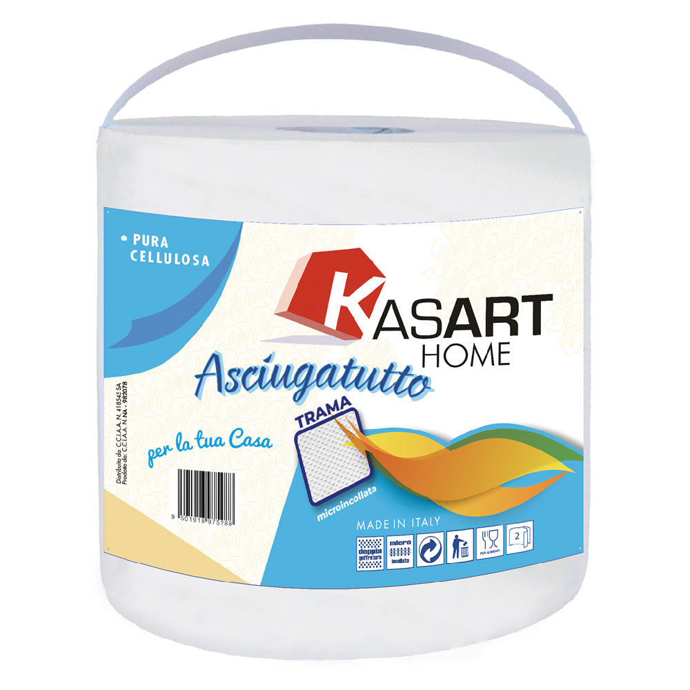 KASART BOBINA CARTA 'ASCIUGATUTTO HOME' kg 0,706 a rotolo circa (prezzo singolo rotolo)