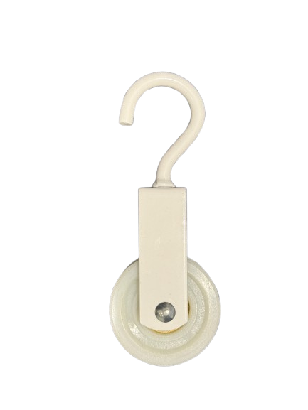 Carrucola per stendino MINUTEX in acciaio zincato con cuscinetto a sfere da 40 mm