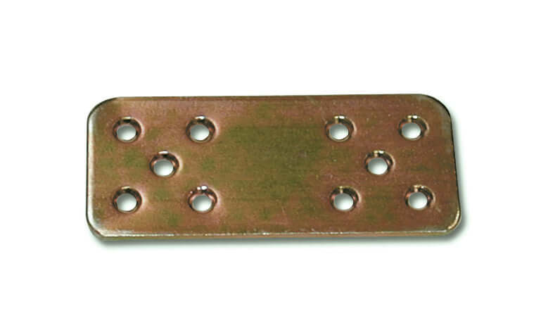 MINUTEX 789 - PIASTRA GIUNZIONE DIRITTA MM 90X40X2,5 ACCIAIOZINCO+ A.R.C. MINUTEX