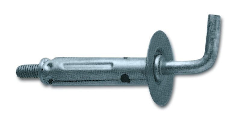 MINUTEX 504 - TASSELLO GIGANTE GANCIO MEDIO M5 ACCIAIO ZINC.BIANCO MINUTEX