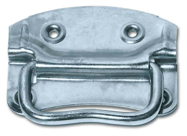 MINUTEX 7013090 - MANIGLIA PER BAULI MM.90 ACCIAIO ZINC. BIANCO MINUTEX