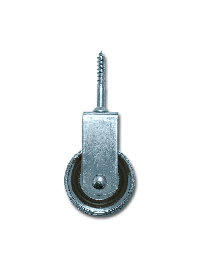 Carrucola per stendino con vite MINUTEX in acciaio zincato bianco