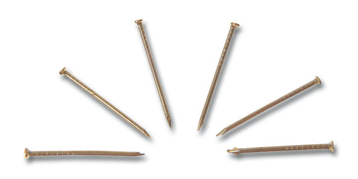 Spilli per ganci "X" in acciaio ottone MINUTEX su sfondo bianco