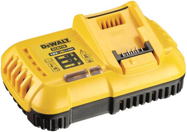 DeWALT DCB118-QW - Caricabatteria 18/54V XR FLEXVOLT Corrente di ricarica 8.0A DeWALT