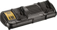 DeWALT DCB132-QW - Caricabatteria doppio 18/54V XR FLEXVOLT DeWALT