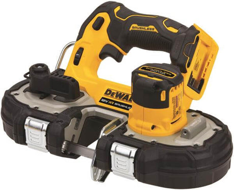 DeWALT DCS377NT-XJ - Sega a nastro per metalli. 18V. In scatola di cartone,
senza batterie e caricabatterie. DeWALT