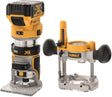Elettrofresatrice ad affondamento con adattatore per base fissa 18V XR Brushless - 2 x 5.0Ah DeWALT DCW604P2-QW