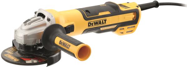 Smerigliatrice angolare brushless 125mm DeWALT DWE4357-QS con motore potente e freno elettronico