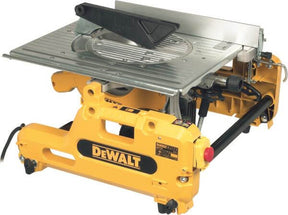 sega combinata DeWALT 250mm con motore a induzione e piano inclinabile, ideale per lavori di precisione.