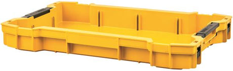 vassoio interno utensili DeWALT giallo per la gestione e stoccaggio degli utensili e accessori.