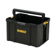 cestello aperto DeWALT TSTAK, contenitore pratico e spazioso per attrezzature e accessori.