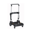 Carrello trasporto DeWALT TSTAK con ruote orientabili e impugnatura regolabile.