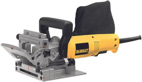 elettrofresatrice linguette DeWALT 600W con motore potente e accessori inclusi per lavori precisi.