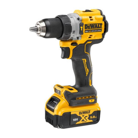 DeWALT DCD805P2T-QW - Trapano Avvitatore con percussione compatto 2 Velocità XR 18V BRUSHLESS - 2 x 18V XR 5ah DeWALT