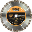 Disco diamantato per troncatore a batteria DCS690/DCS691 diametro 230mm foro 22,23mm spessore del DeWALT DT40260-QZ