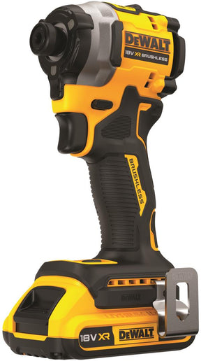 Avvitatore ad impulsi compatto 3 velocità 18V XR BRUSHLESS attacco 1/4” - 2 x 2Ah DeWALT DCF850D2T-QW