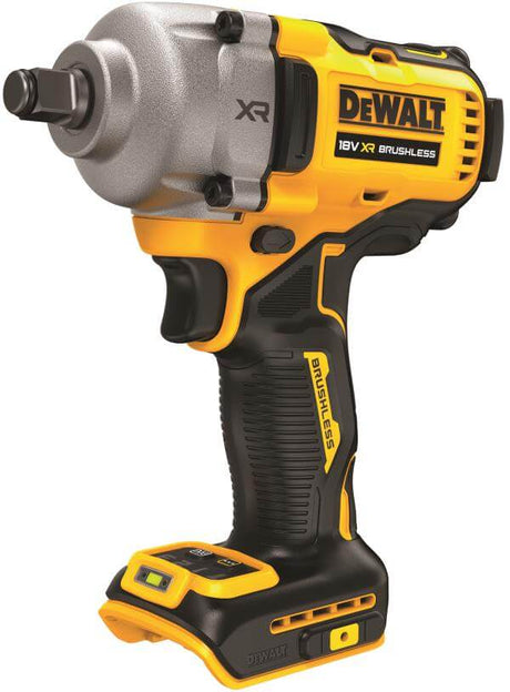 Avvitatore impulsi alta potenza 18V DeWALT, design ergonomico e potente, attacco 1/2" HOG RING, senza batterie.