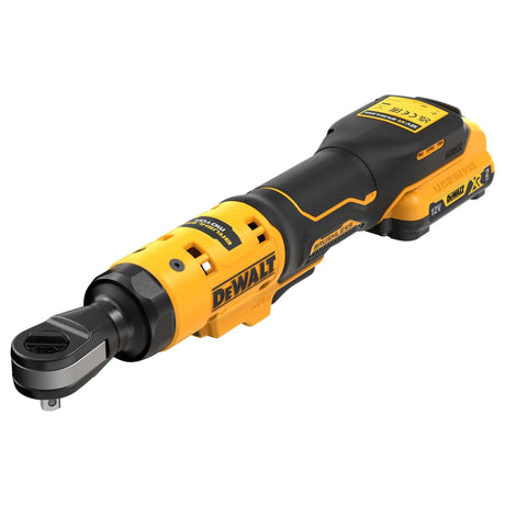 Cricchetto brushless 1/4 DeWALT con motore potente e design ergonomico per lavori di precisione.