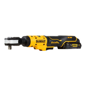 DeWALT DCF503L1G-QW - Cricchetto attacco 3/8", motore brushless, Attacco 3/8" maschio, Coppia max 81 Nm, DeWALT