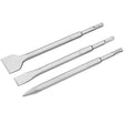 Set 3 Scalpelli SDS+: Punta, piatto, spatola DeWALT DT60330-QZ
