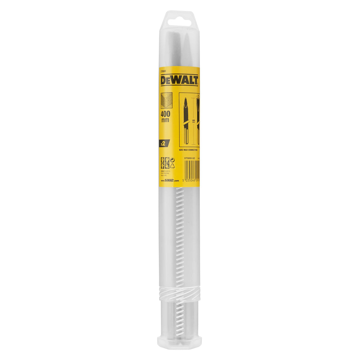 Scalpelli SDS-MAX piatto e punta DeWALT DT9000-QZ