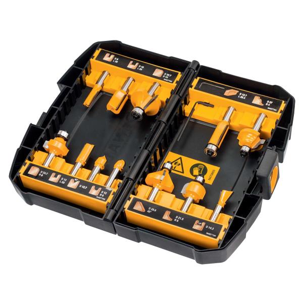 SET 12 frese per legno DeWALT DT90016-QZ