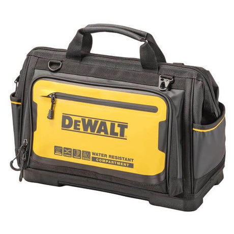 borsa DeWALT 16 pollici resistente con compartimento impermeabile e design innovativo.
