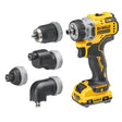 DeWALT DCD703L2T-QW - Trapano avvitatore multitesta 12V XR DeWALT
