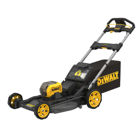 Rasaerba brushless DeWALT 54V, motore BRUSHLESS, ampiezza taglio 53cm, scocca ad alta efficienza.