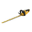Tagliasiepi DeWALT brushless 65cm con lama a doppia azione e design ergonomico.