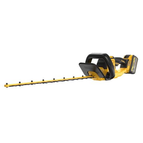 Tagliasiepi DeWALT 65cm brushless con lama a doppia azione, batteria Flex Volt 9Ah e motore BRUSHLESS.