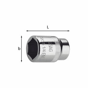 USAG U02350104 - 235 1/4 EN_4.5  CHIAVE A BUSSOLA     (E) USAG