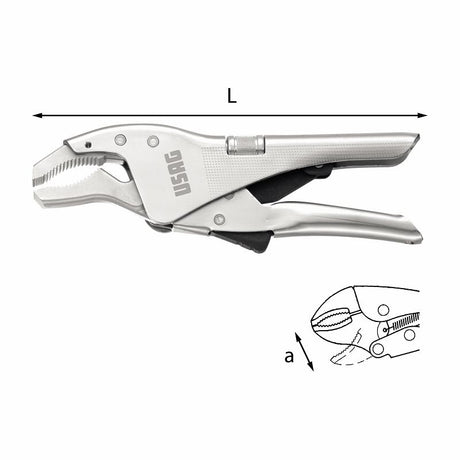 USAG U01340100 - 134 A_250  PINZA AUTOBLOCCANTE USAG