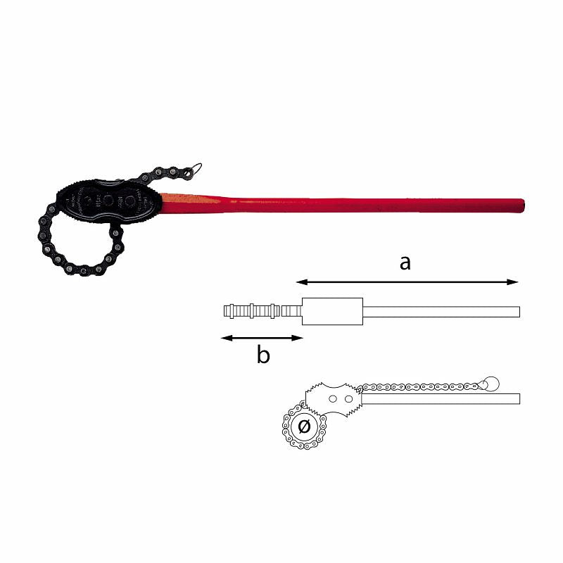 USAG U03060013 - 306 R 34-165  GIRATUBO A CATENA USAG