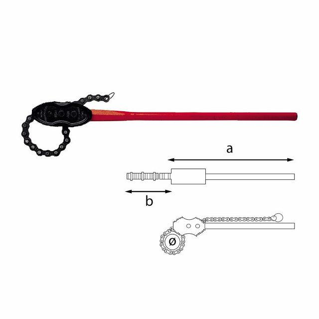 USAG U03060013 - 306 R 34-165  GIRATUBO A CATENA USAG