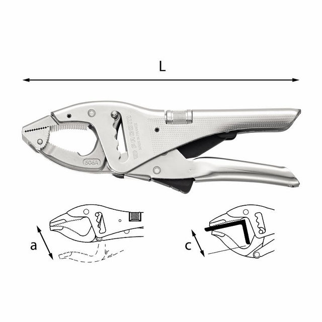USAG U01350535 - 135 D PINZA AUTOBLOCCANTE USAG