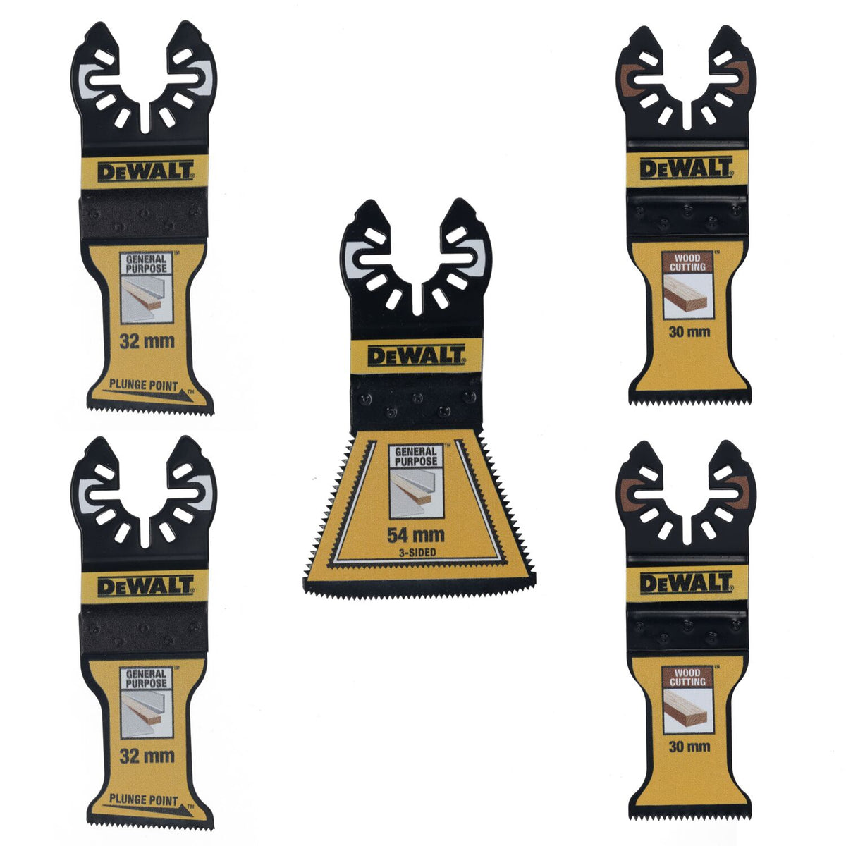 Set accessori multifunzione - SET 5 pezzi multifunzione DeWALT DT20777-QZ