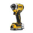 DeWALT DCF860E2T-QW - Avvitatore ad impulsi compatto 3 velocità 18V XR BRUSHLESS attacco 1/4” 282Nm - 2 x XR POWER STACK compatta DeWALT