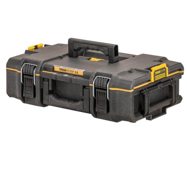 cassetta porta minuteria DeWALT DS150 - Cassetta TOUGH SYSTEM con cerniere metalliche e protezione contro umidità.