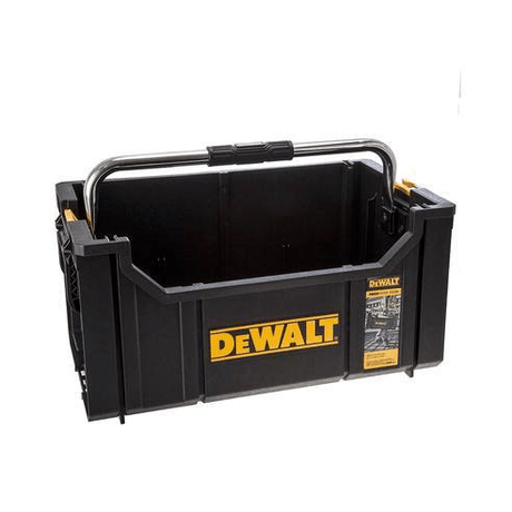 cestello DeWALT Tough System, unità aperta fonda senza coperchio, maniglia metallica, compatibile con carrello 1-70-324.
