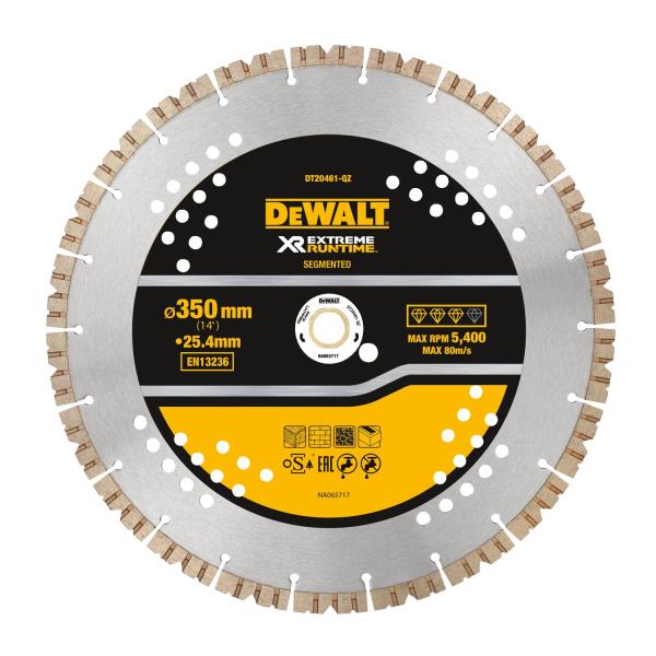Disco Diamantato EXTREME 355mm - Utilizzo generico DeWALT DT20461-QZ