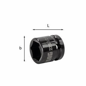 USAG U02350517 - 235 1/2 MB 17 CHIAVE A BUSSOLA CORTA USAG