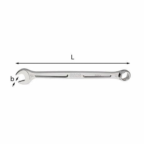 USAG U02850917 - 285 X CHIAVE COMBINATA 15 MM USAG